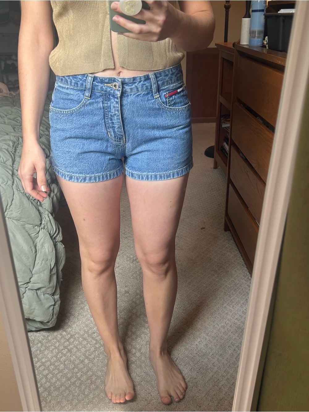 Tommy Hilfiger Light Blue Denim Jean Shorts